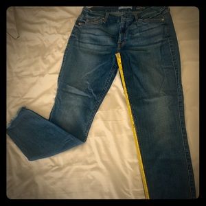 7 for All Mankind skinny jeans.